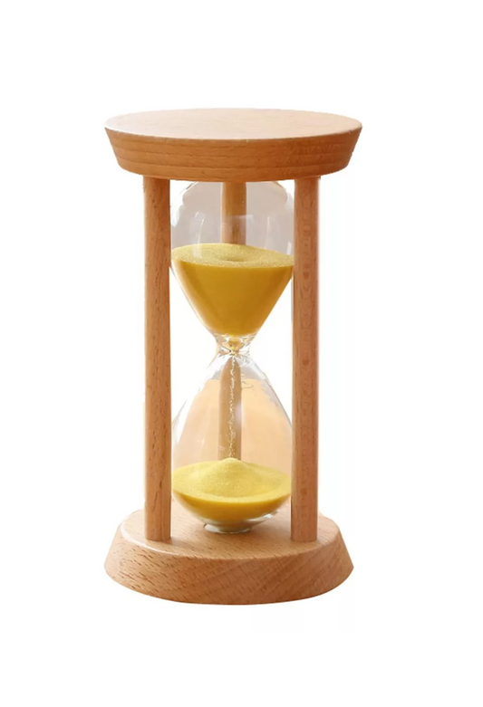 Reloj De Arena 30 Minutos Marco De Madera Escritorio Oficina