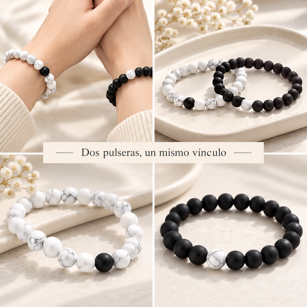 Pulsera Distancia Amistad Amor Pareja X 2 Set