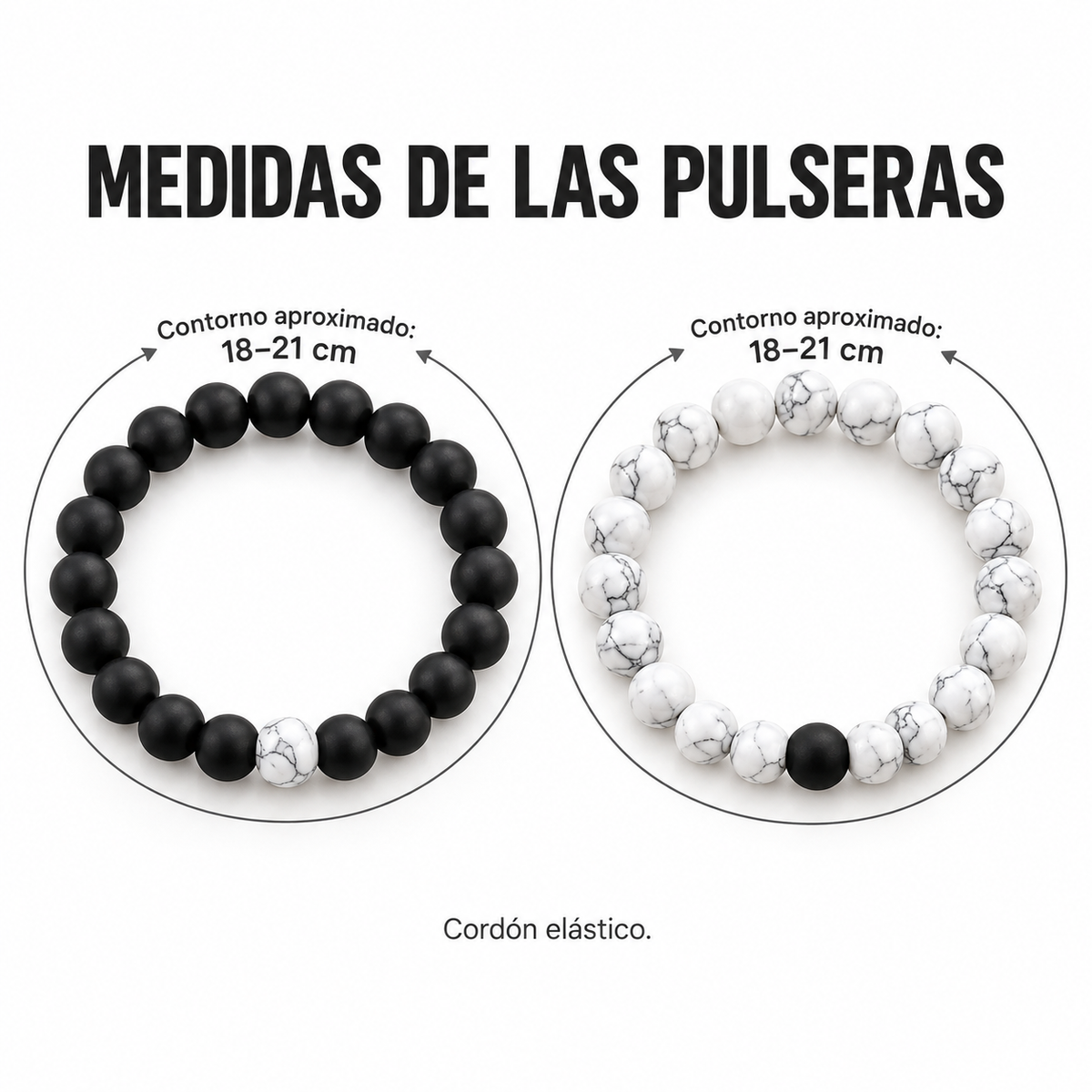 Pulsera Distancia Amistad Amor Pareja X 2 Set